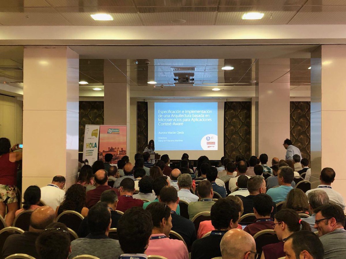 Premio SISTEDES-everis al mejor Trabajo Fin de Máster a Dña. Aurora Macías Ojeda (<a href="/auroratmo/">Aurora Macías 🇮🇱 🇪🇸🖤</a>) de la <a href="/uclm_es/">Universidad de Castilla-La Mancha</a>. Trabajo titulado "Especificación e Implementación de una Arquitectura basada en Microservicios para Aplicaciones Context-Aware".<a href="/sistedes/">sistedes</a>2019 @sistedes <a href="/everis/">김영록</a>