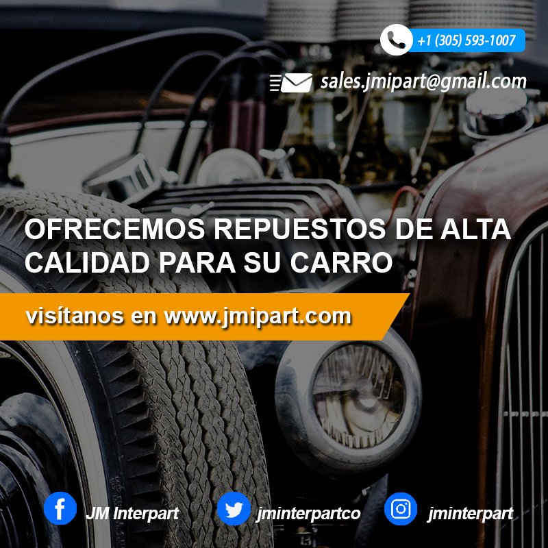 ¡Somos mayoristas de repuestos originales y aftermarket para diferentes marcas de autos!
.
.
#Export #mayorista #DistribuidorAutorizado #Latinoamerica #Peru #Chile #Ecuador #ebayseller #miami #Seller #Exportador #autopartes #automovil #servicio #services #autoparts