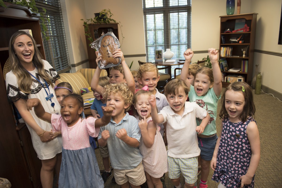 Keeping the Trinity Tradition alive, Pre-K students once again found the runaway Gingerbread Man while becoming acquainted with all the faces and places at Trinity. #trinitylearns