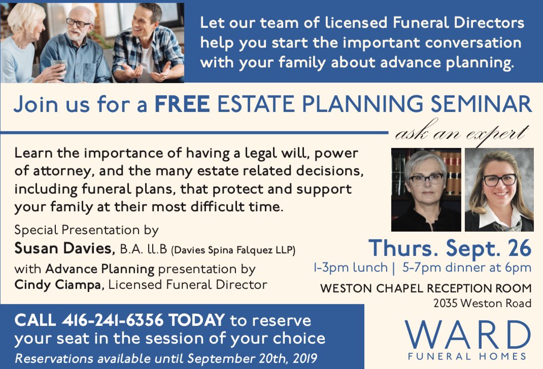 WardFuneralHome's tweet photo. Join us! https://t.co/fK8W9wlW2E