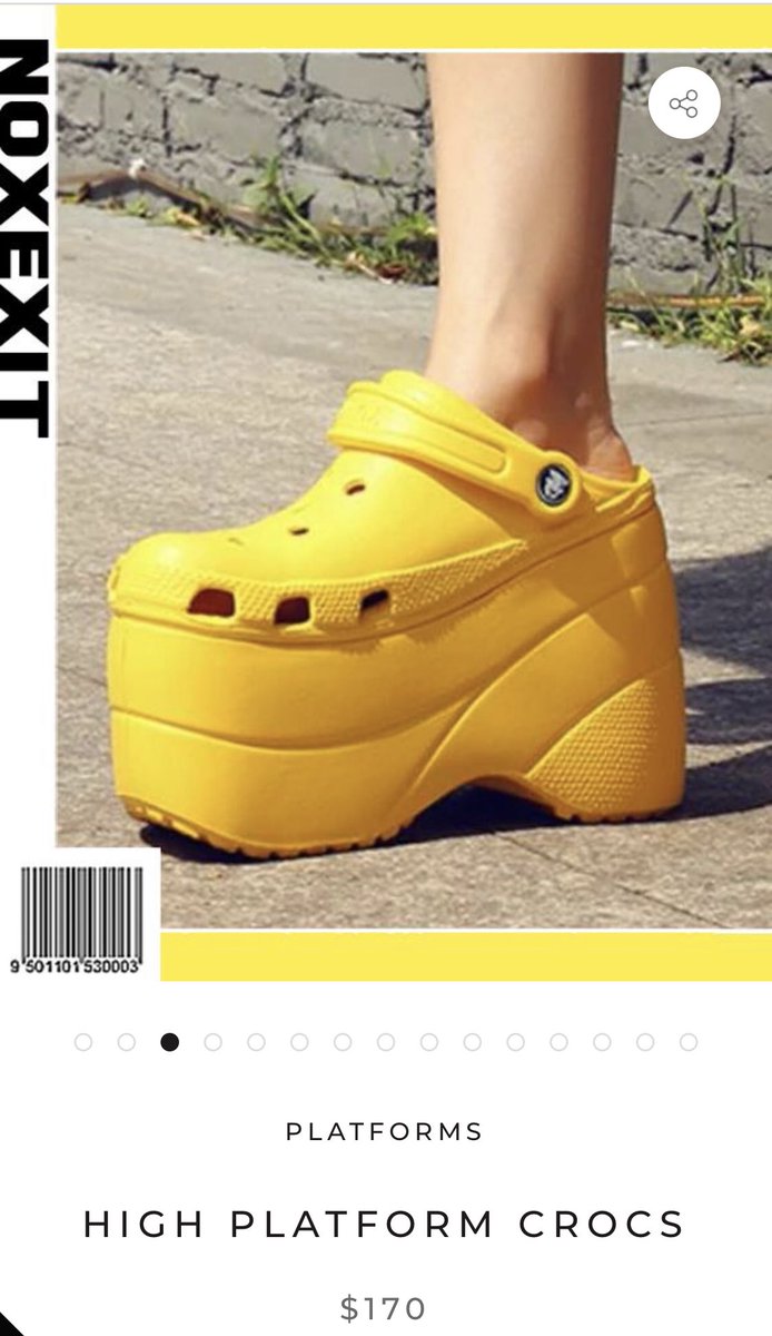 high platform crocs