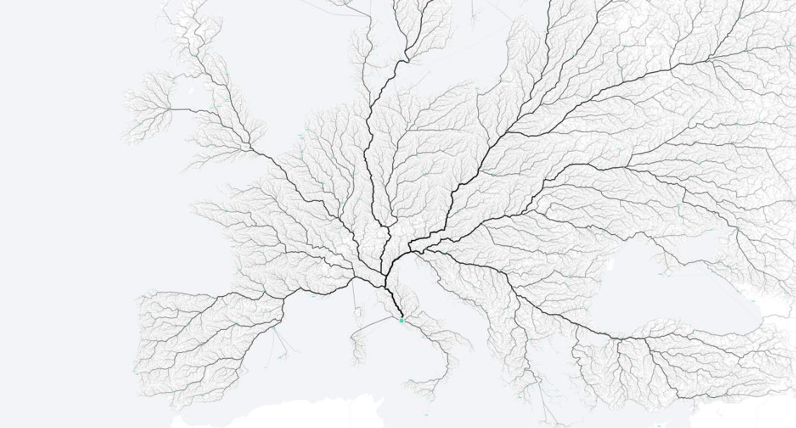 ¿Conocías la expresión "Todos los caminos llevan a Roma"? Aparentemente, el proyecto Caminos a Roma ha probado que esta expresión es cierta, gracias a #GraphHopper y #OpenStreetMap. Conocé el mapa que crearon aquí: move-lab.com/project/roadst…