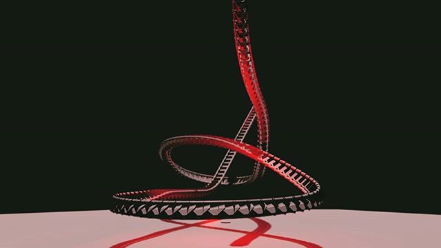 CIADESIGN_'s tweet photo. Testing the array &amp; Curve modifier today, to create coaster  like track in #blender3d . https://t.co/PaLvfTGSPf