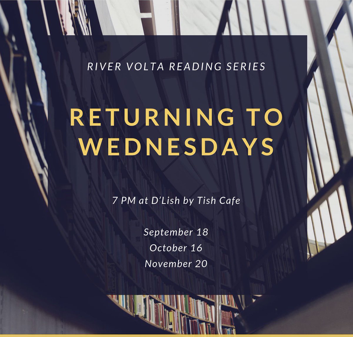 River_Volta's tweet photo. It is almost time for Volta again, friends! #YXEreads #Saskatooning #RiverVolta #USask https://t.co/LAod3oHRsb