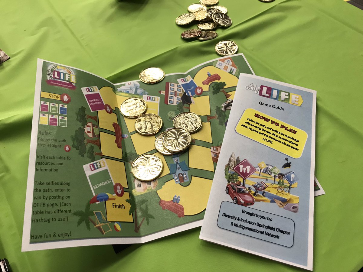 NanCT74's tweet image. It's #CelebrationGeneration #GameOfLife here at #Dreamfield! Career Path | Money Wellness | Education | Parenting | Community Engagement | Retirement @MizAnita3 @Drew_Williams00 @SHarrisDF #MGN