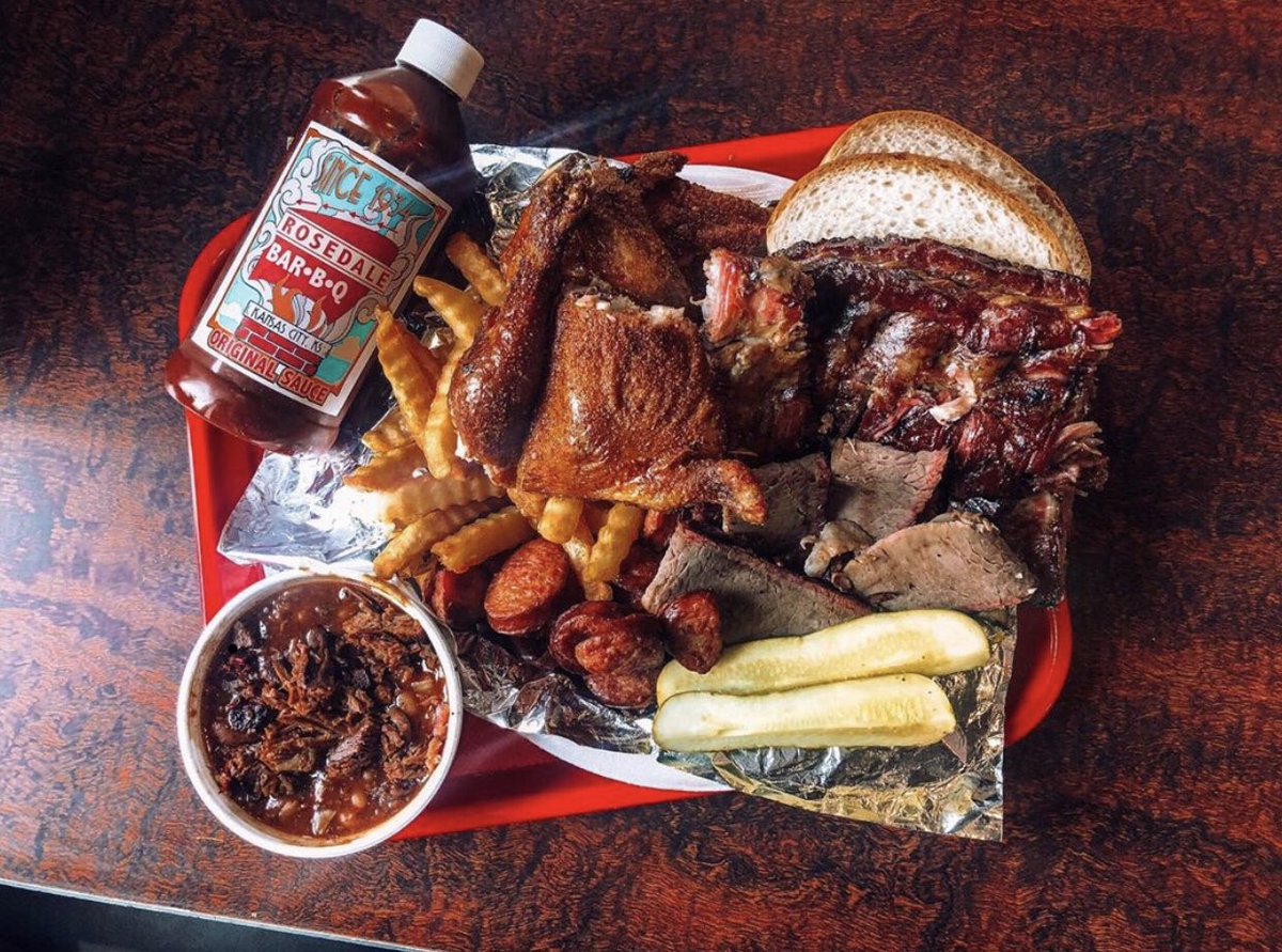 VisitKCK's tweet photo. @mwtravelnetwork From nationally-known places to local hidden gems - you can’t pick just one! Some of our favs include: @joeskc, #gatesbbq, @rosedaleBBQ, #woodyardbbq and #slapsbbq! #mwtravelchat https://t.co/zW53BRsuNR