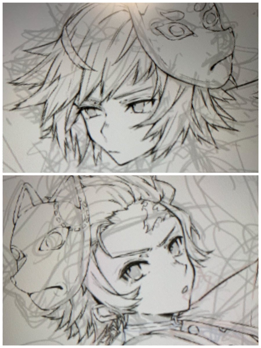 お顔は好みに描けたのでは🤔 