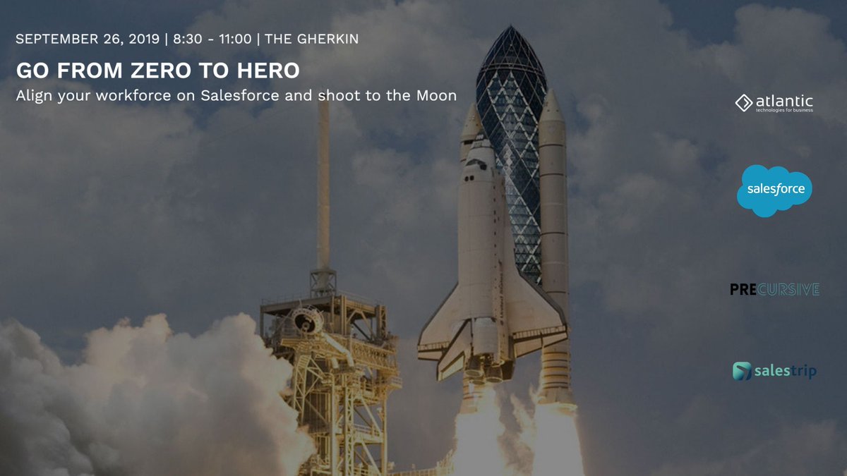 Breakfast Briefing: Join us on 26 Sept for our free event at The Gherkin, where we will speak about the benefits of aligning your workforce through 
<a href="/SalesforceUK/">Salesforce UK & Ireland</a>
  alongside 
<a href="/SalesTripLtd/">SalesTrip</a>
 and 
<a href="/precursive/">Precursive</a> 
.
bit.ly/AlignWithSales…