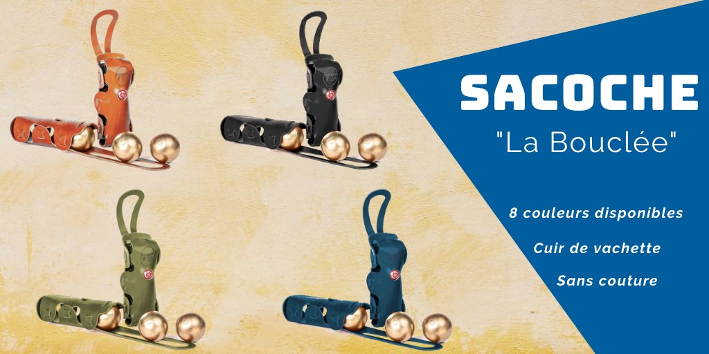 Petanqueshop's tweet photo. Les sacoches @la_bouclee, c'est :
👉 Une fabrication dans un cuir de vachette épais
👉 Une conception sans couture, qui n'abîme pas vos boules
👉 Une large poignée pour une bonne tenue en mains
👉 Une fabrication française
Go ➡ https://t.co/IMgaeAdLSp
#petanque https://t.co/GJpBLovkHQ