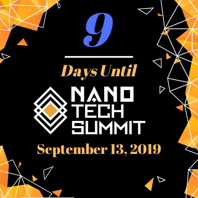 Nanotechsummit's tweet photo. 9 days until #Nanotechsummit19 ! Join 300+ speakers, pioneers and investors on Sept 13th! RSVP via https://t.co/4NNedWXt9R #nanotechnology #tech #event #nyc #future https://t.co/mDW0yiD11p