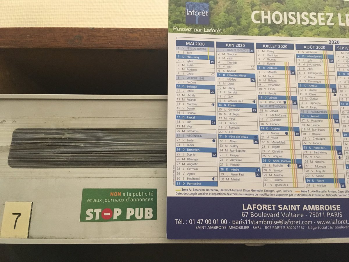 PerrineFerry's tweet photo. Bonjour @Laforet_france, à l’avenir merci de suivre la consigne #stoppub #environnement ... 🌱 https://t.co/qi3vuXnJai