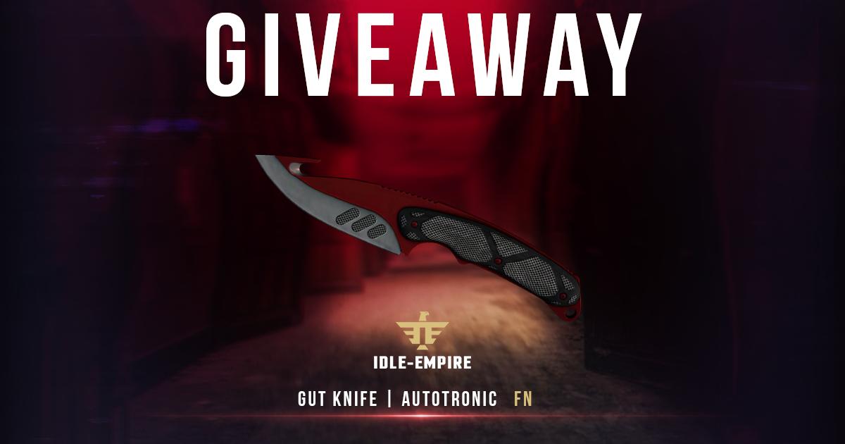 Gut Knife | Autotronic (Field-Tested) Giveaway 🎁

✅ Enter here: idle-empi.re/2IPiHSx

#Giveaway #CSGO #CSGOGiveaway