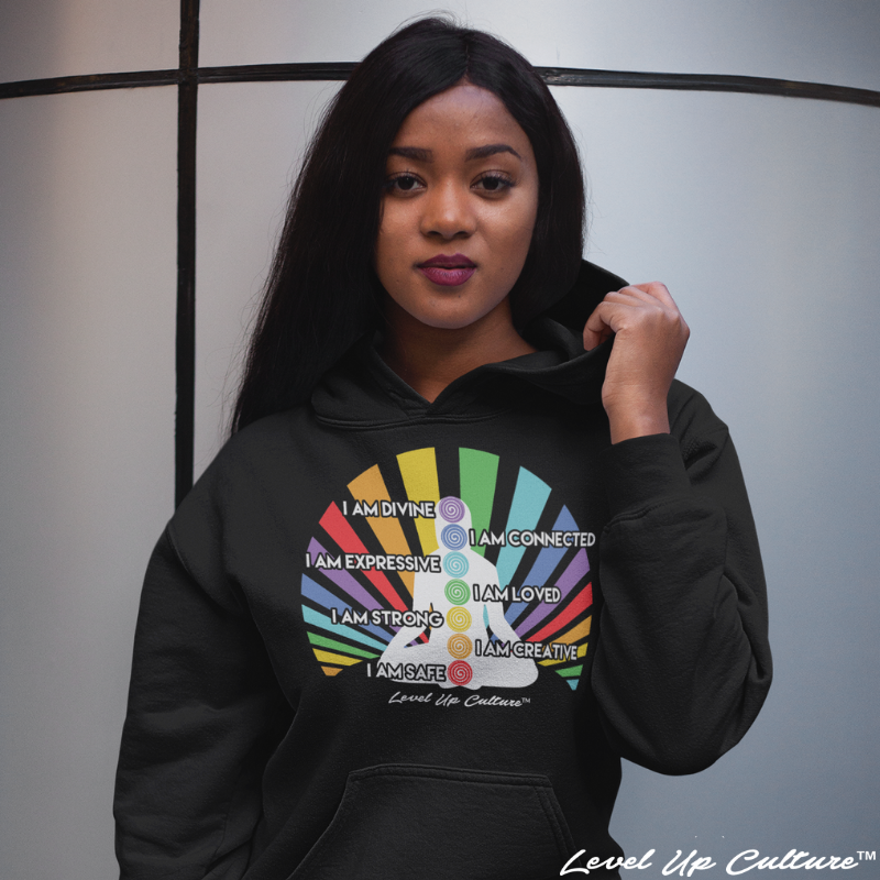 levelupculture's tweet photo. Express your authentic self in a wide variety of rainbow colors that represent each chakra. Radiate out from a central point in glorious color with one of these hoodies. Grab yours here! 🌈✨✨💫

https://t.co/vqAsXMHpTn?

#LosAngeles #Fashion #Style #ConsciousClothing #LevelUp https://t.co/nNsHAPAWNZ