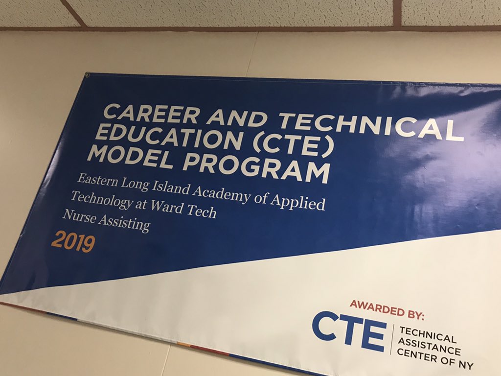 AcademyLI's tweet photo. Did you know that #WardTech has 4 programs recognize as #ModelPrograms by @NYSCTECenter? Congratulations to the staff for their work on this award! #CTEStrong https://t.co/ebxwuYG8Lb