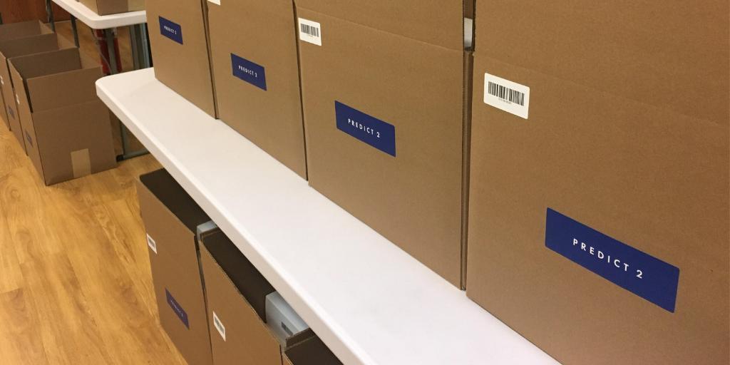 Join_ZOE's tweet photo. Have you signed up for the biggest nutritional study of its kind?! All these boxes are waiting to be filled with home study kits & shipped out for our #PREDICT2 #nutritionalstudy Head to #AskZOE for more details .. https://t.co/G6LLOcTEoz https://t.co/6rsGvFsx7e
