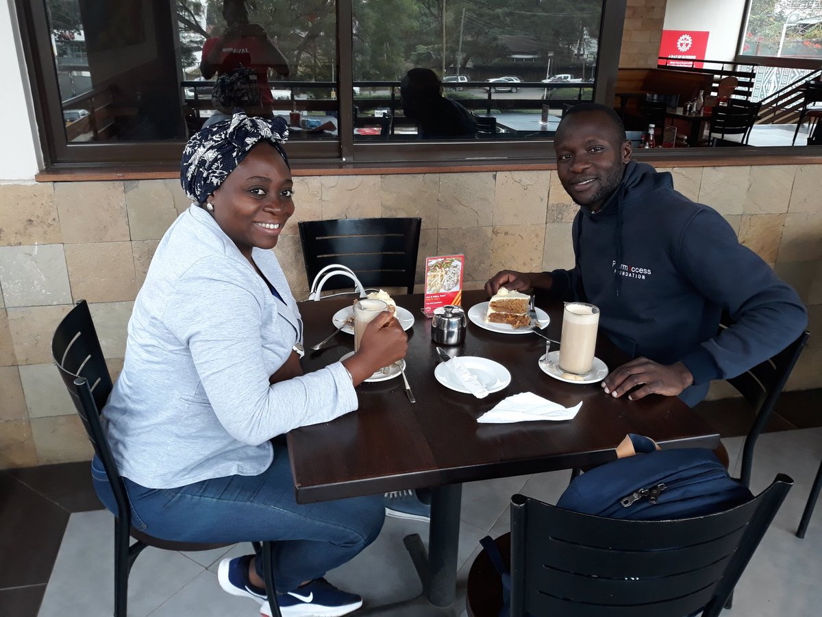 bkshittu's tweet photo. A cool evening with my colleague Dr.Edward of @PharmAccessKE catching up on activities as a team @PharmAccessOrg; sharing experiences.
#MakingPositiveImpactsOurGoal
#LeveragingOnDigitalTech to achieve #UHC. It's about #QualityHealthCare #HealthForAll
cc @NjideN @PharmAccessNG https://t.co/pbJOpLA4H9