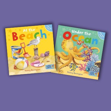 The second two titles in the new Can You Find? series: 
🌊Can You Find? Under the Ocean
🏖 Can You Find? At the Beach
Illustrated by @nancybevington 
#NewRelease #ChildrensBooks