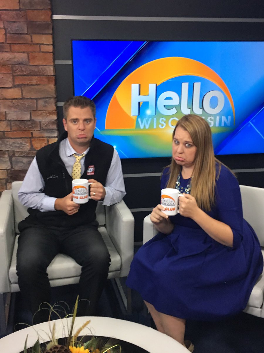 AnchorTMick's tweet photo. Well... we’ll always have Mug Club.

Saying good-bye today to an excellent meteorologist, great friend and incredible mother! Good luck in the future @TheWxMon, you will be missed dearly. #HelloWisconsin #MugClub4ever https://t.co/xi4332RlAt