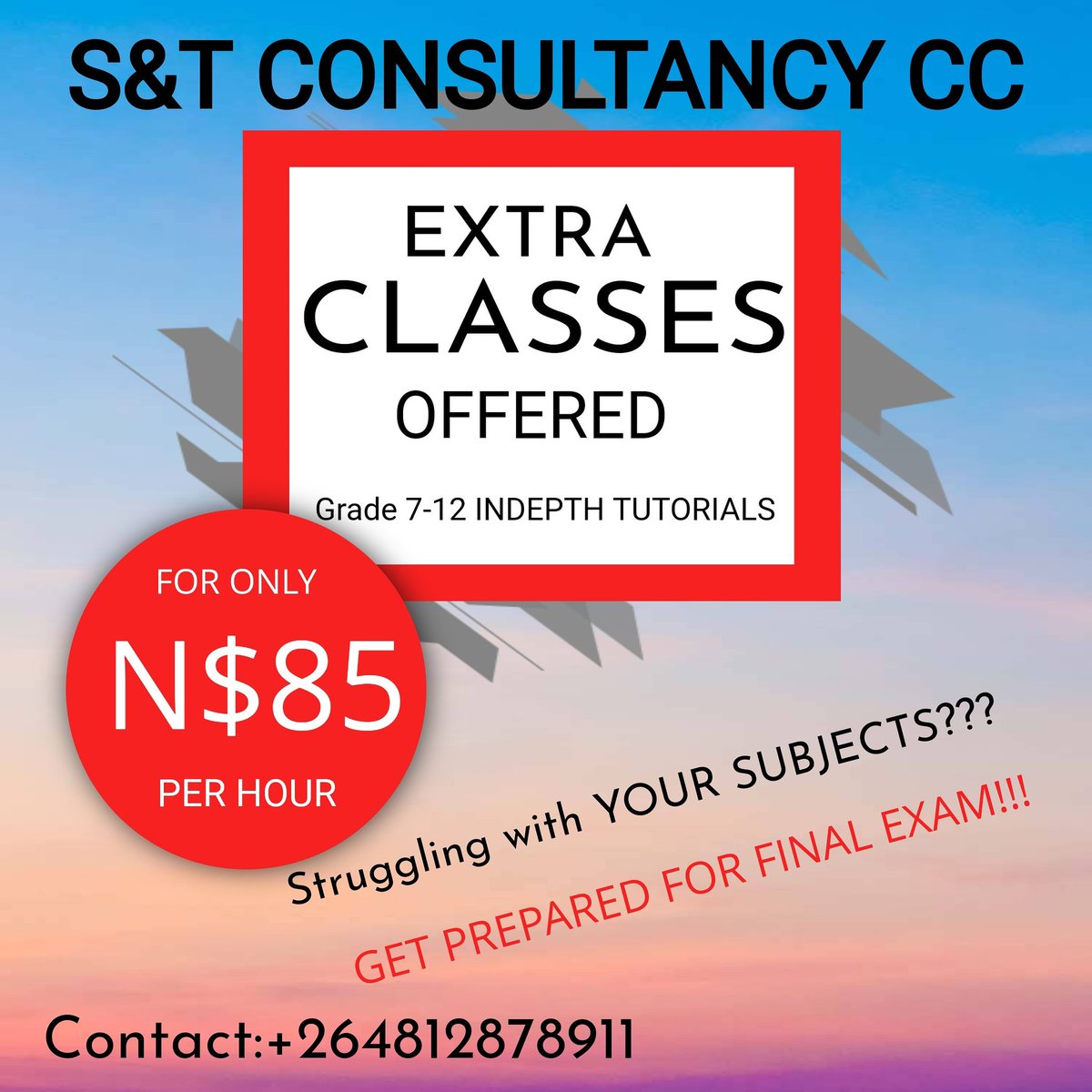 consultancy_cc's tweet image. For your EXTRA CLASSES or RESEARCH. Contact: 0812878911
#Research
#ExtraClasses
#SandTConsultancycc