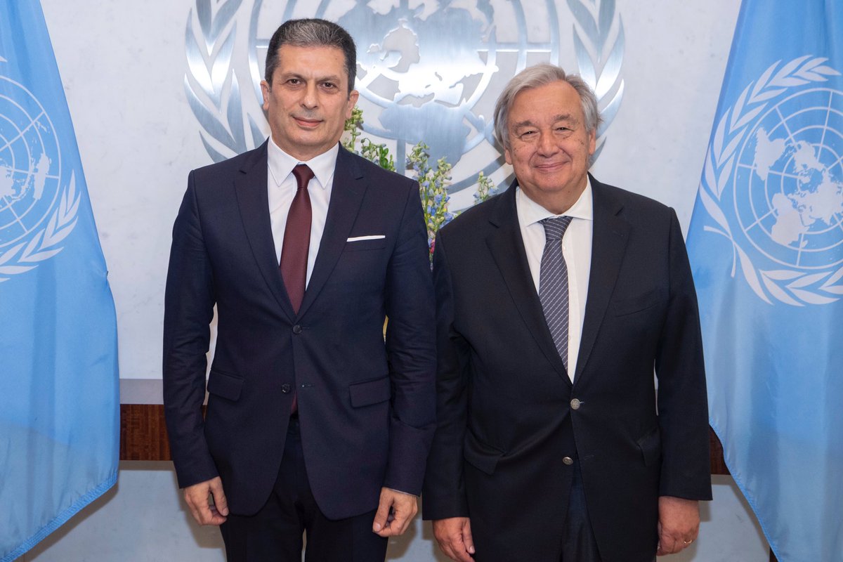 #UNSG @antonioguterres swears in #DGACM USG Movses Abelian today. #DYK❓Mr. Abelian was appointed as USG for General Assembly and Conference Management on 10 June and assumed office on 1 September. 👉 bit.ly/2lCoVhs