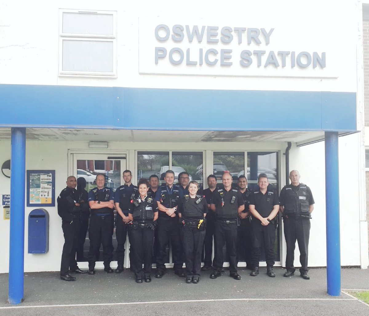 Supt Rik Klair (@chiefrik) on Twitter photo Been out on patrol in Oswestry, and dealt with a concern for safety today - always good to get back up to Oz! Managed to collar this lot for a picture....just a few of the <a href="/OsCops/">Oswestry SNT</a> who continue to do great work in the town alongside our volunteers @SuptMoLansdale <a href="/WestMerciaPCC/">West Mercia PCC</a> Been out on patrol in Oswestry, and dealt with a concern for safety today - always good to get back up to Oz! Managed to collar this lot for a picture....just a few of the <a href="/OsCops/">Oswestry SNT</a> who continue to do great work in the town alongside our volunteers @SuptMoLansdale <a href="/WestMerciaPCC/">West Mercia PCC</a>