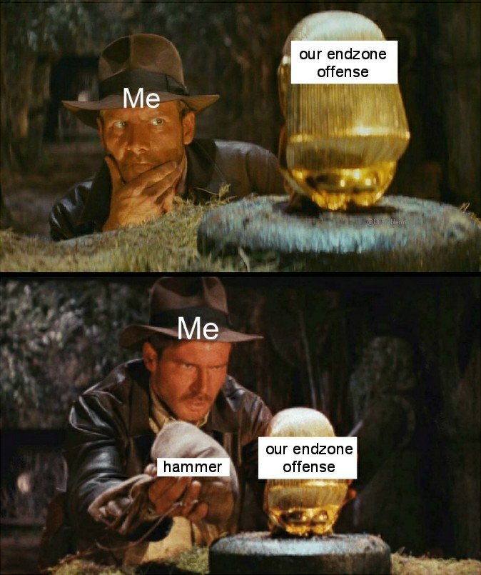 When I get the disc in the red zone: