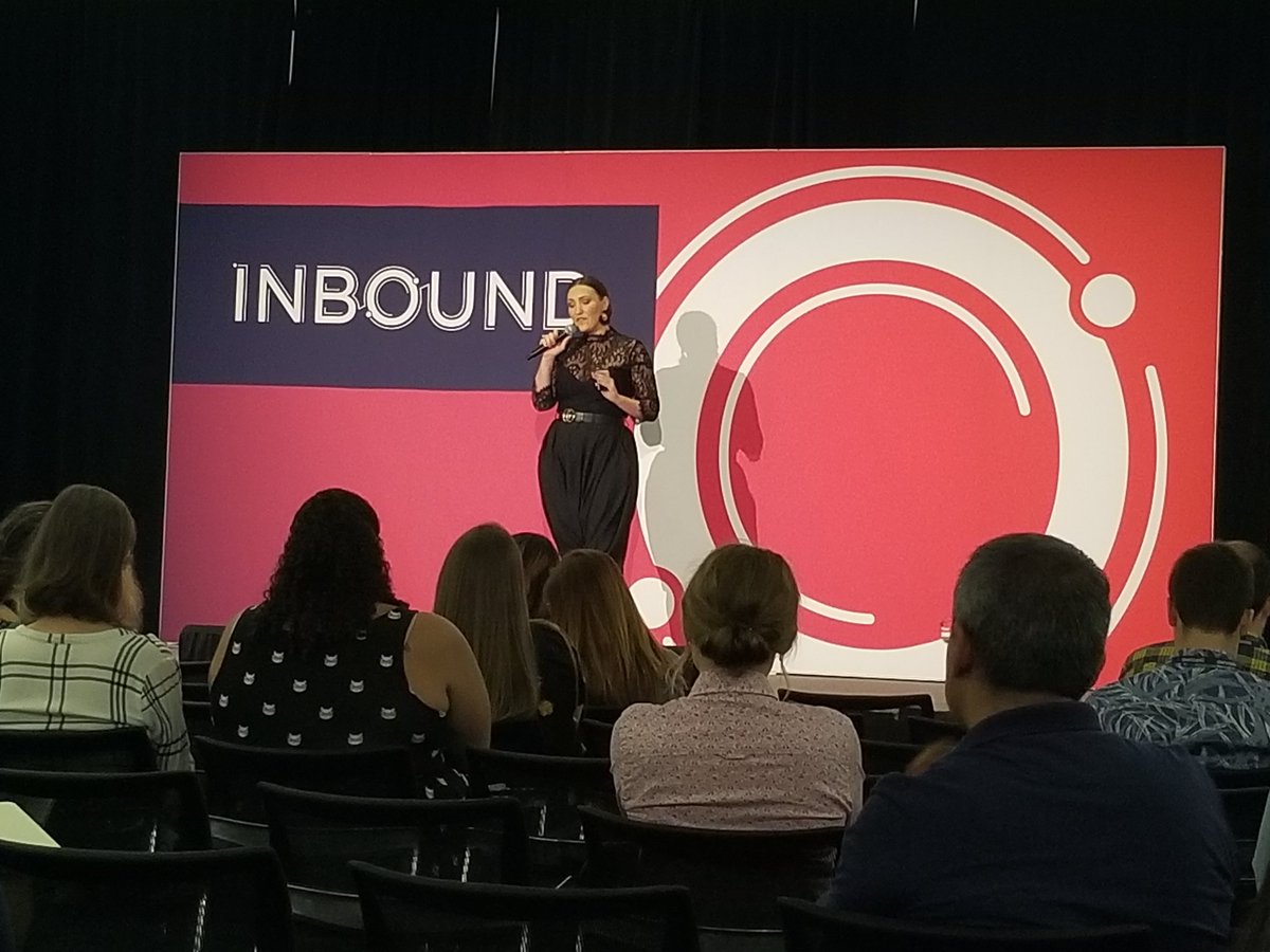 KathyMoening's tweet photo. "It costs a lot to be seen, but nothing to be remembered." #INBOUND19 #SlowDowntoSpeedUp https://t.co/LTh0GpGogs