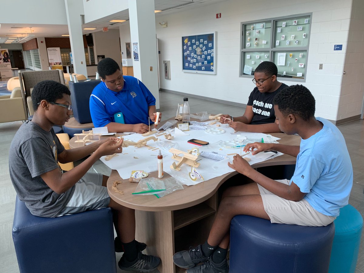 NCAT_VIL_MM's tweet image. Our #NCAT #VILMM Program Alumni students did a great job this summer volunteering as assistant coaches to serve the program in various ways. #AggieYouthScholars