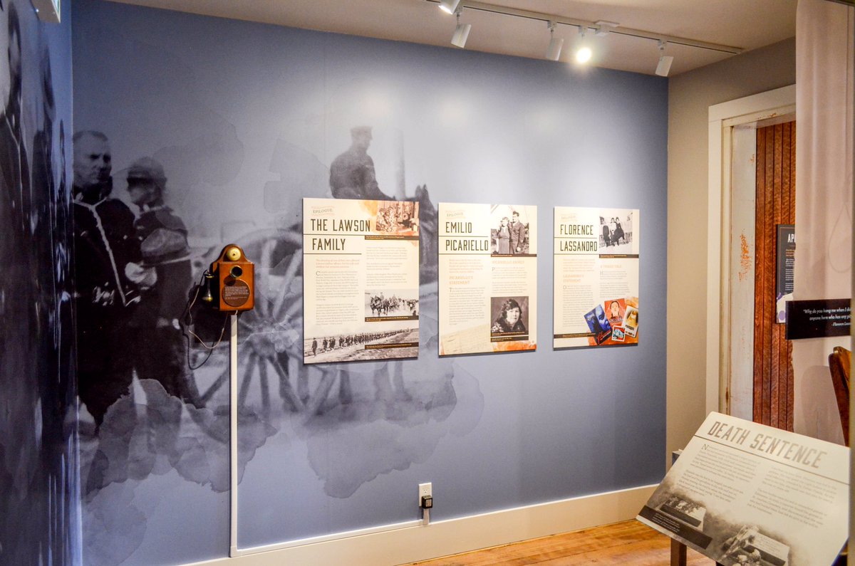 WestwindDesign's tweet photo. Learn about the mystery of the Lawson murder and try and piece things together for yourself! 

#yyc #police  #heritage #museum  #interpretivecentre #rumrunning #history #RCMP #mystery #prohibition #spirits #design #whodidit #puzzle #investigation #crowsnestpass #cops  #education https://t.co/WeNWHLfyj8