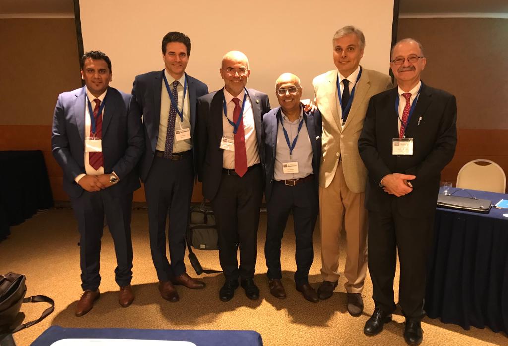 IAOMS's tweet image. A great IAOMS session at the IAOO 2019 Conference in Rome. Featured Here: Dr. Rana, Dr. Lubek, Dr. Acero, Dr. Parmar , Dr. Kalavrezos, Dr. Helman, Dr. Kuriakose and Dr. Pillai. #iaoms #iaoo #rome #omfs
