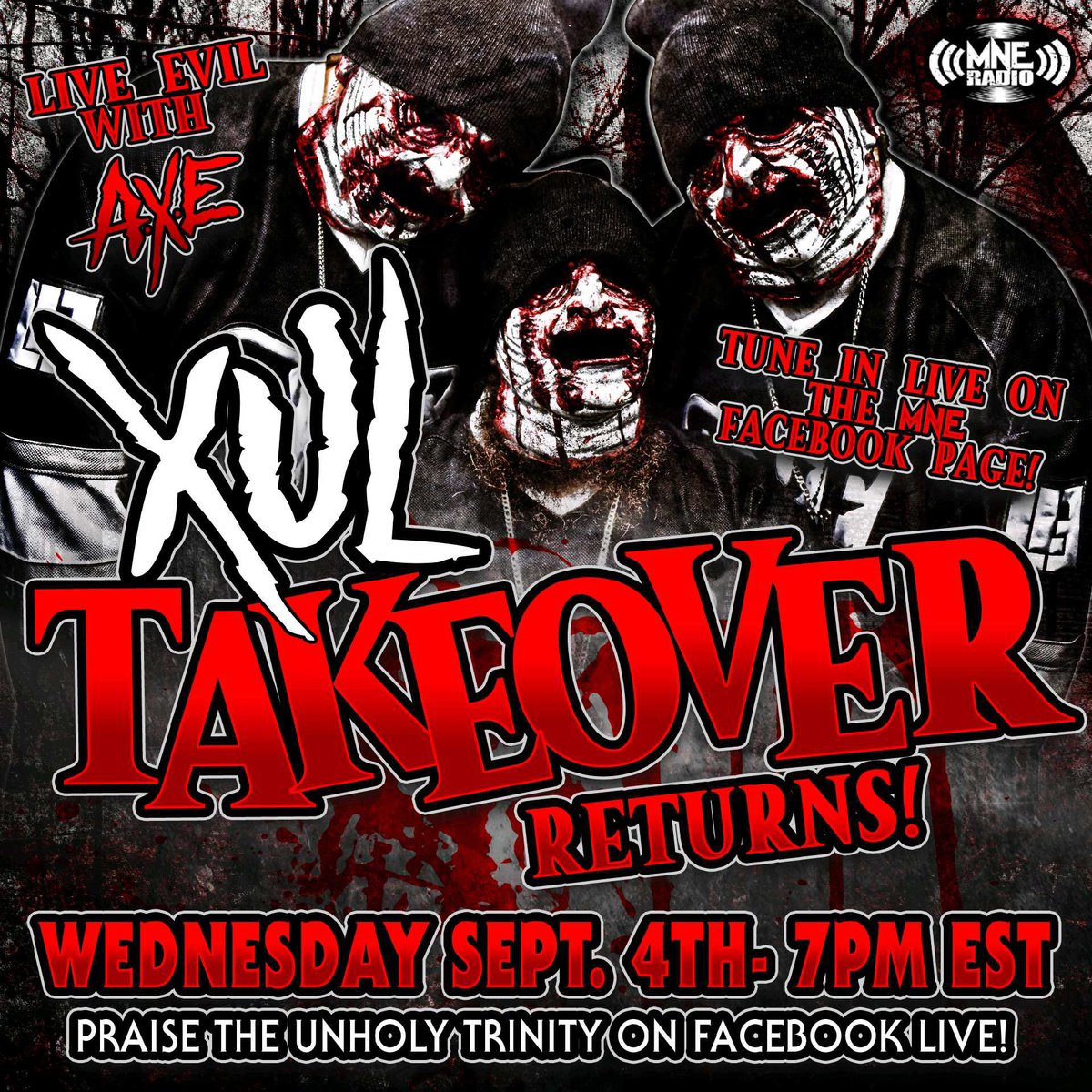 Tonight! Point your browser at the <a href="/majikninjaent/">Majik Ninja Entertainment</a> Facebook page at 7Pm EST as <a href="/AllaXulElu/">Alla Xul Elu</a> takes over the airwaves! #mneradio