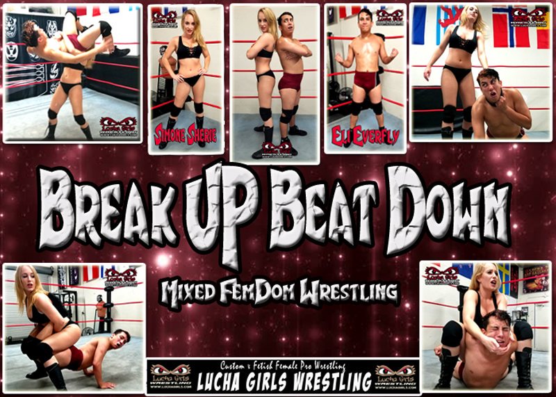 LuchaGirls's tweet photo. New Release at @LuchaGirls !!!
1503-Break Up Beat Down - #MixedWrestling w/ a #Femdom twist feat our favorite Saucy Aussie #SimoneSherie vs @EliEverfly - special guest ref #DKC
https://t.co/PKkHV88wkV
#MixedProWrestling #FantasyWrestling #BookaMatch https://t.co/o8GuvjOIOD