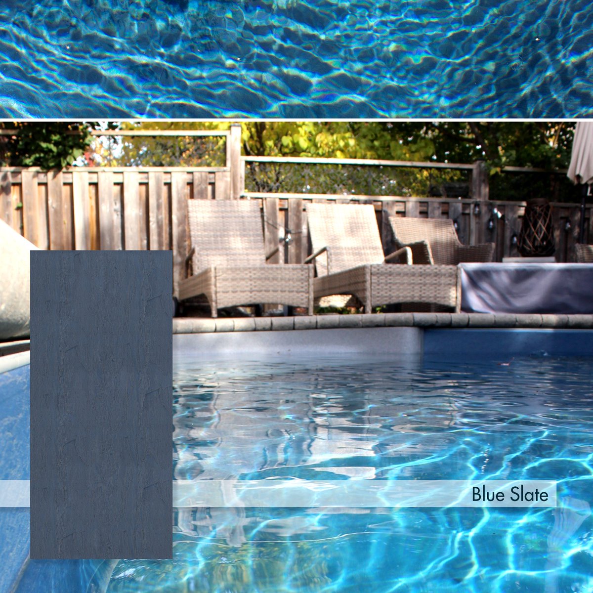 cgtower's tweet photo. CGT’s Blue Slate pool vinyl combines our premium Aquasense and Aquashimmer to create a brilliant turquoise liner - true to life inspired texture with a light reflecting effect.
#cgt #theperfectfinish #shimmer #sense #turqoise #blue #stone #slate #poolvinyl #CGT150 https://t.co/W2qBPU8fvW