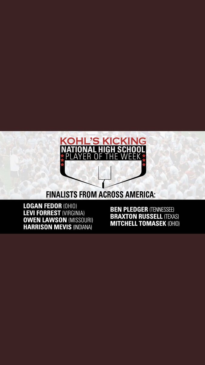 owenlawson11's tweet photo. I am proud to announce that I have been chosen as a finalist for National player of the week. Everyone please go and vote for me to be National player of the week. Thank you! https://t.co/UU2eP32BKS https://t.co/TdifQBbkFF