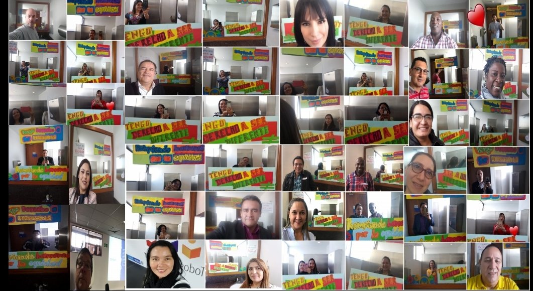 ingridpcalderon's tweet photo. En formación @PTA_Colombia de @Mineducacion lxs formadorxs realizamos acuerdo grupal, para eliminar las barreras y consolidar una educación inclusiva en los territorios que acompañamos. Ese es nuestro compromiso, por nuestros niños, niñas y adolescentes #SoyMaestrxInclusivx 🇨🇴 https://t.co/hNIHOh5CPd