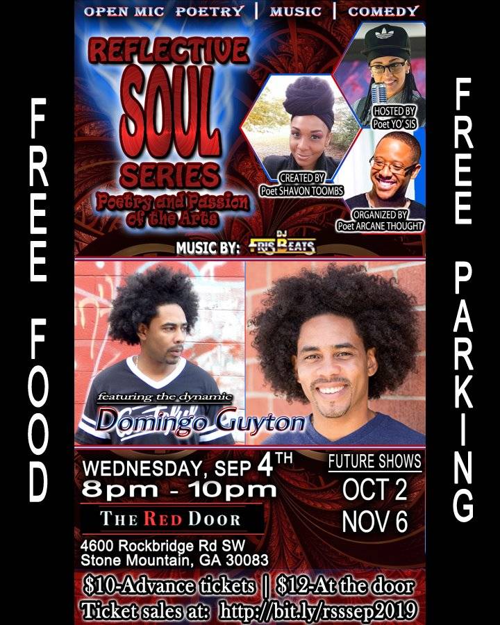 Reflectivesouls's tweet photo. Tickets: https://t.co/syPRiQtpym
π**TONIGHT**π
π**TONIGHT**π
ποΈποΈποΈπ₯π₯π₯
Doors open at 7:30pm! #poetry #music #comedy #Atlanta #ReflectiveSoulSeries https://t.co/xEymBcwolc