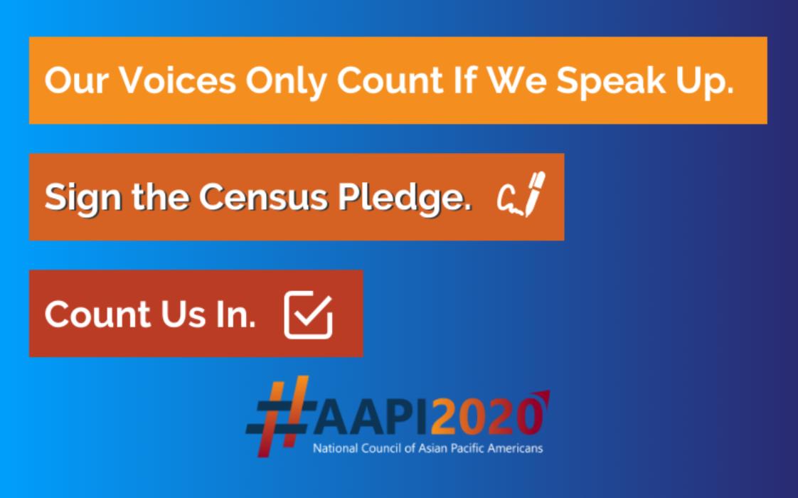 APALAnational's tweet image. Join us and take the pledge for a fair and accurate census for Asian Americans, Native Hawaiians, and Pacific Islanders! buff.ly/2MUVEvc #CountUsIn2020 #AAPI2020