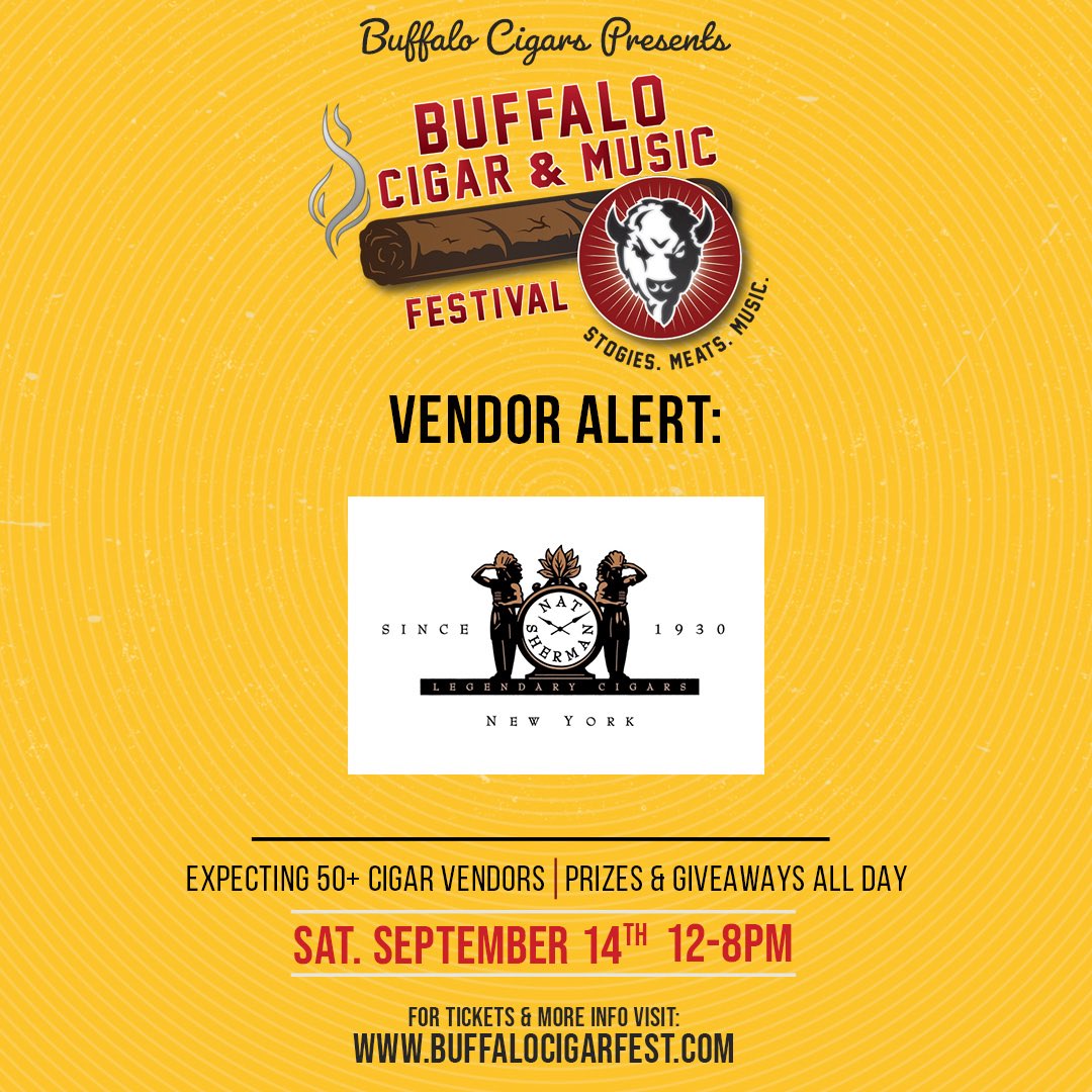 buffcigarfest's tweet photo. Nat Sherman will be attending #BuffaloCigarFest Recently, Nat Sherman just unveiled a major portfolio update where packaging &amp; branding has been changed but the blends have remained the same. You’ll still be able to enjoy the classic historic brands(Timeless, Metropolitan, Época) https://t.co/AdTPcBhIA1