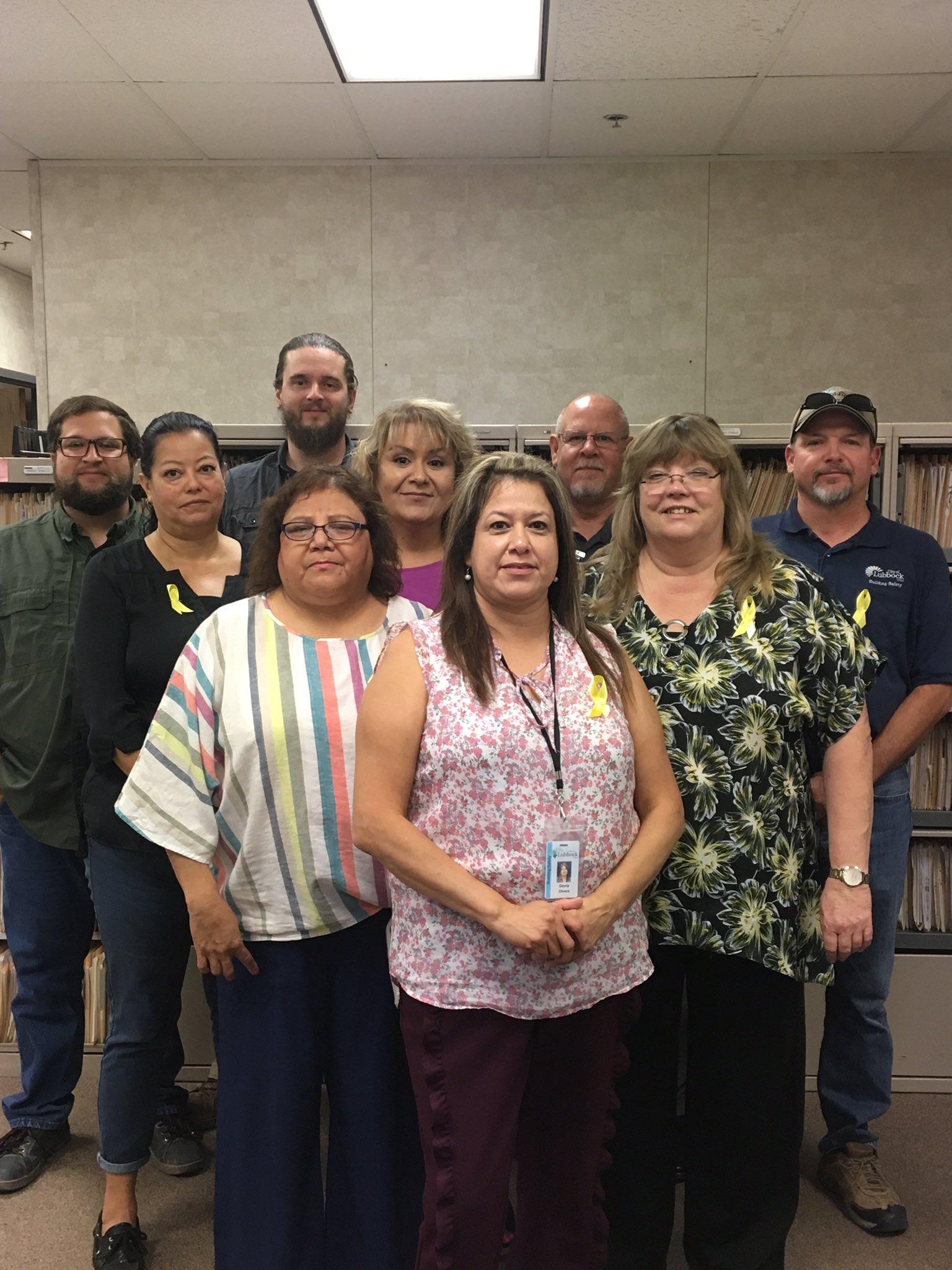 City of Lubbock on Twitter "We’re wearing yellow ribbons today as we