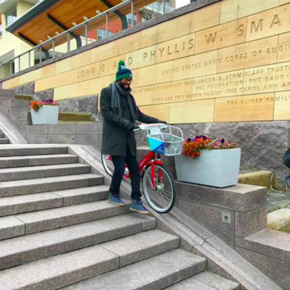 Strathmore_Sq's tweet photo. Calling all #cyclists! Check out this bike runnel, which helps cyclists to easily transport bikes up and down stairs. By incorporating features like the runnel, #StrathmoreSquare will be #bikefriendly and promote cycling as a viable #transportation option. 🚵‍♀️ https://t.co/eSV4xPWh4b