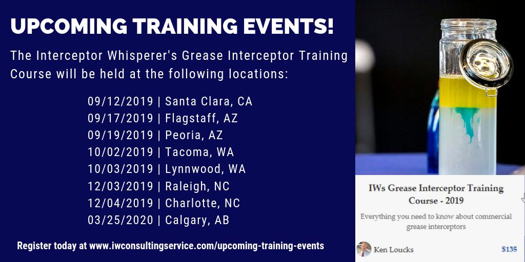 KenLoucks's tweet photo. The Interceptor Whisperer is on tour! (At least that's what it feels like). Stay up to date at https://t.co/HIQJ5u9Kgj and register for one in your area!
#FOGTraining #FOGTrainingInstitute #GreaseInterceptors #GreaseTraps #FatsOilsGrease #FatsOilsAndGrease https://t.co/QylCDneHYN