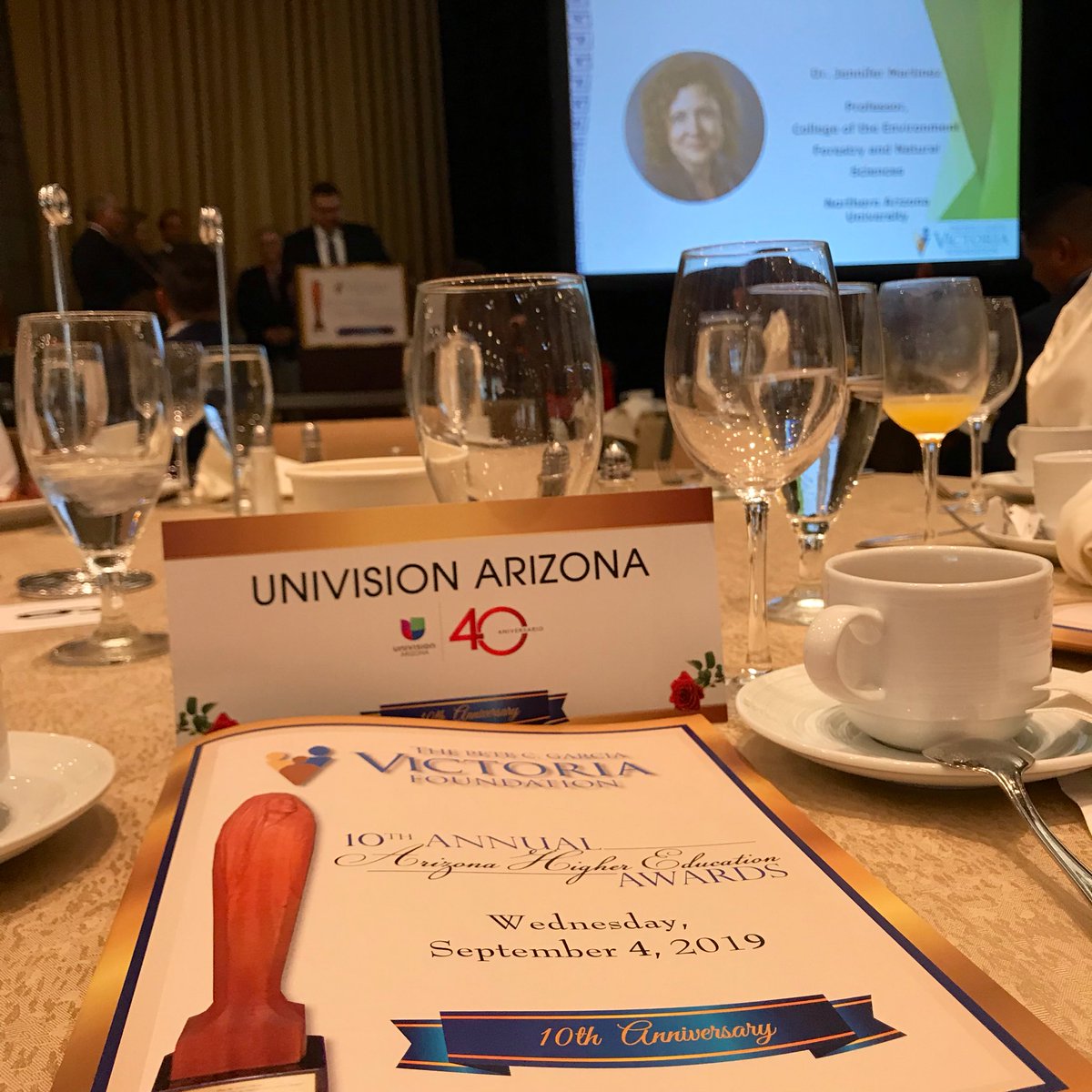 LatinaStrongDr's tweet photo. LatinaStrong®️ attended the
Pete C. Garcia Victoria Foundation 10th Anniversary Higher Education Awards @ArizonaBiltmore 
Thank you @UnivisionAZ for 
your partnership in the #ArizonaComunidad #BuildthePeople https://t.co/bSNwJLNyyp