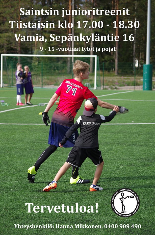 Tästä #uusiharrastus junnulle! #aloitaultimate #vaasa