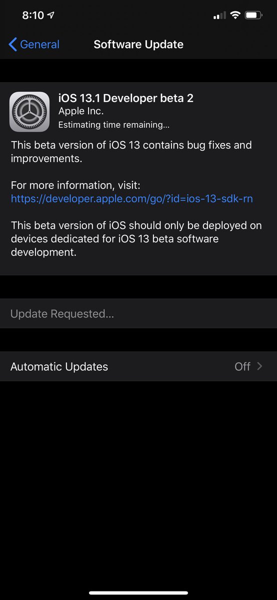 9techeleven's tweet image. iOS 13.1 Developer Beta 2 is out.

#iOS13Beta #iOS131 #iOS131DevBeta2