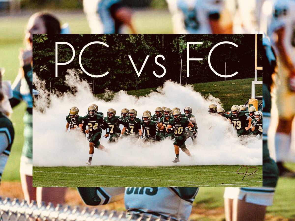 CougarPchs's tweet photo. Y’all ready for another win Friday??🤩
PC vs Floyd @ home, 7pm.
Theme is JERSEY NIGHT, so wear your fav to school that day &amp; to the game 🏈

pc: JD Morse Photography https://t.co/obyoYXohaf