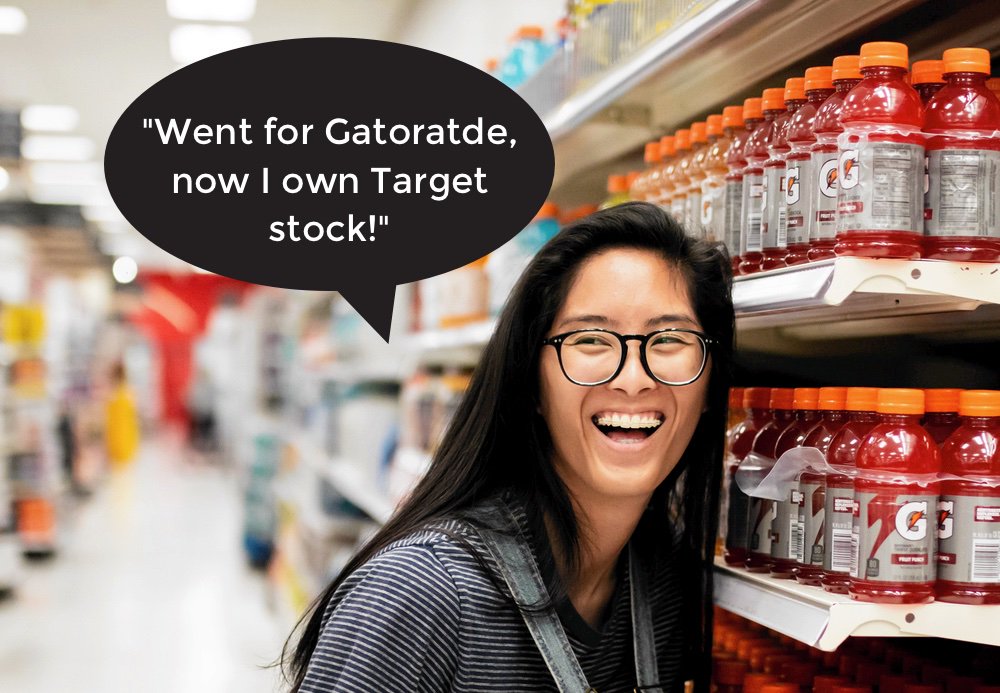 stock_squirrel's tweet photo. I spent $18 at @Target  and bought $1.80 of Target stock!!! I now own a piece Target! #ownwhereyoushop #lifestyleinvesting #stockstowatch #targetstock #fintechapp https://t.co/QqDMheA6NY