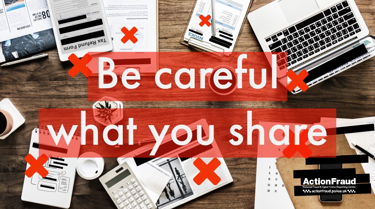 reportfrauduk's tweet photo. ⚠️ Did you know that 21 people are defrauded every minute because of oversharing on social media? https://t.co/hSWzoCaJlE