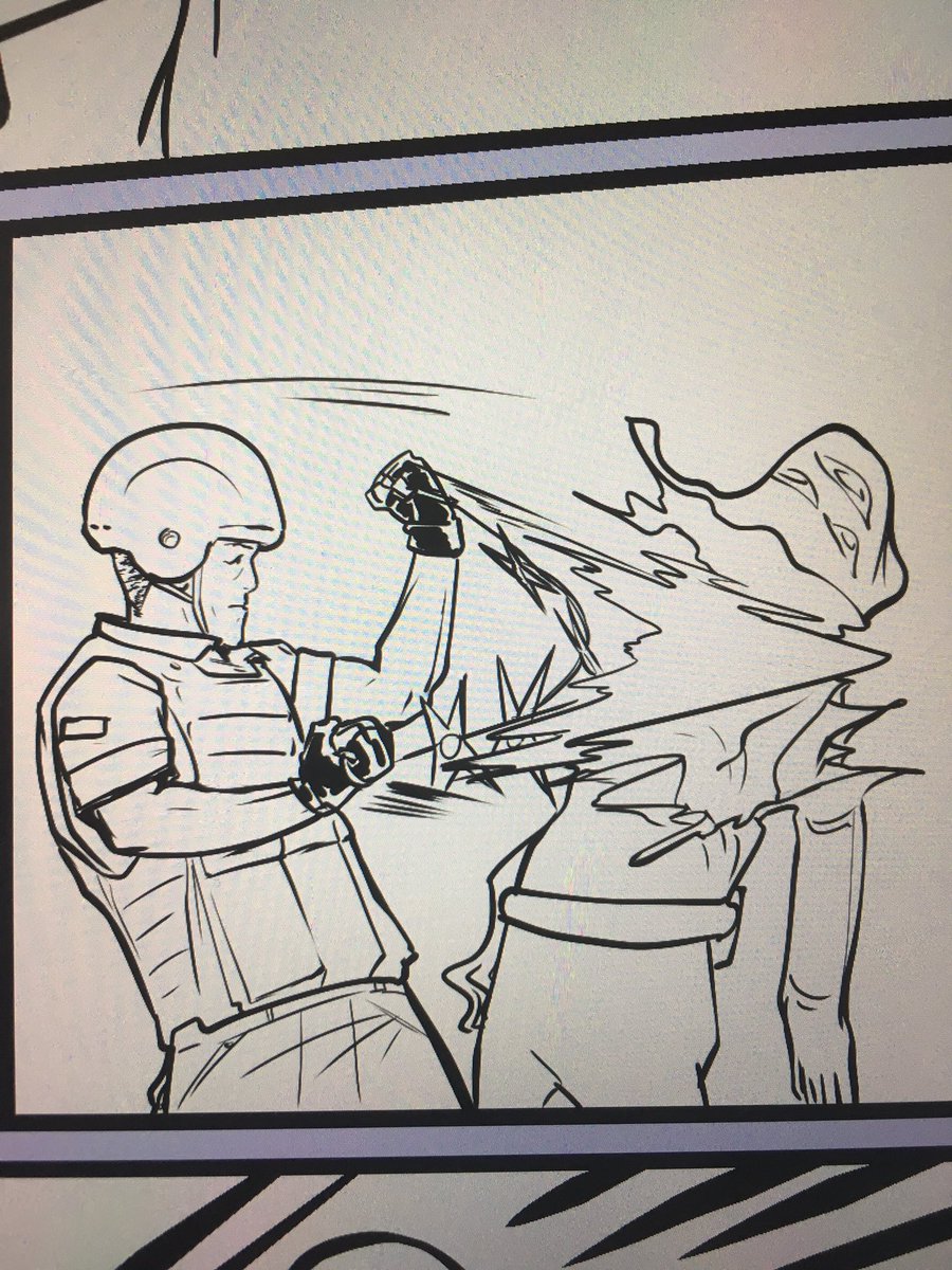 spectredeep6's tweet photo. Ghost ninja fights are going down #scifi #sciencefiction #ogn #graphicnovel https://t.co/Ff0E2Il0O6