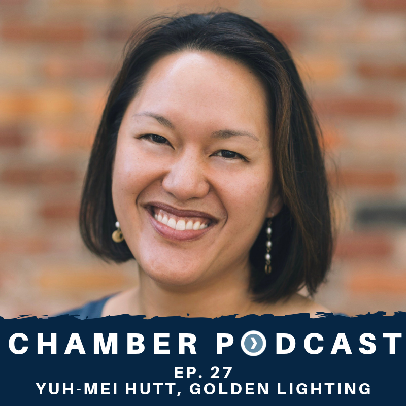 TalChamber's tweet photo. NEW EPISODE: Chamber Podcast, ft. @GoldenLighting1 President &amp; @DomiStationTLH Board Chair, @yuhmei. She joins us to talk about how using an exponential mindset has helped grow her business to new heights and how she's helping other businesses do the same. https://t.co/4ktRuweoRp https://t.co/RpgOaeRMTj