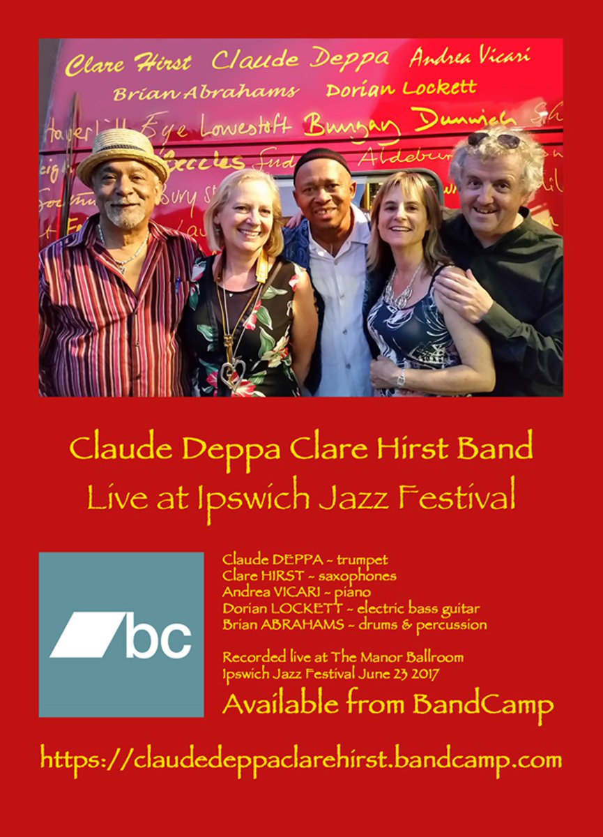 FRIDAY SEPTEMBER 6th @TheBeBopClub|Bristol #JazzConcert with @DeppaHirst|band an eclectic set from TownshipJive to Samba and Reggae thebebopclub.co.uk/index_files/Wh… @BristolJazz @Colston_Hall @cheltfestivals @BBCGlos @clare_sax @claude_deppa @AVicari_Jazz